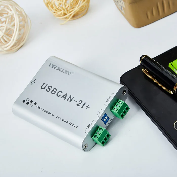 USBCAN анализатор usbcan 2I + Совместимость Чжоу ли Гонг может карты Поддержка Android пояс