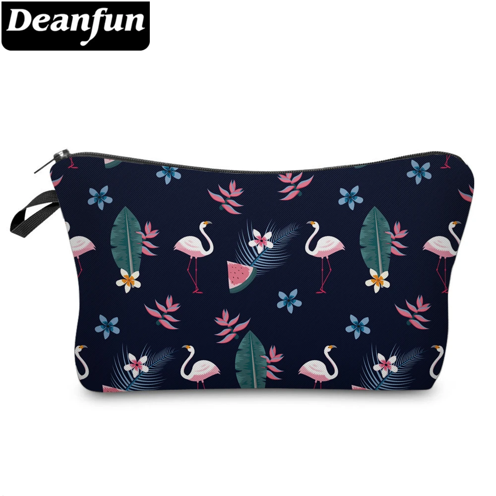 Deanfun 3D печатных косметических сумок Фламинго шаблон макияж органайзер для женщин