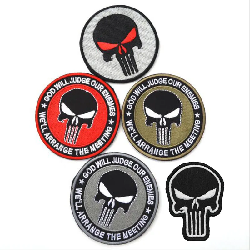 Армейская нарукавная повязка Hook плакат с кольцом Ghost Stripe Badge вышитая полоса McGrady