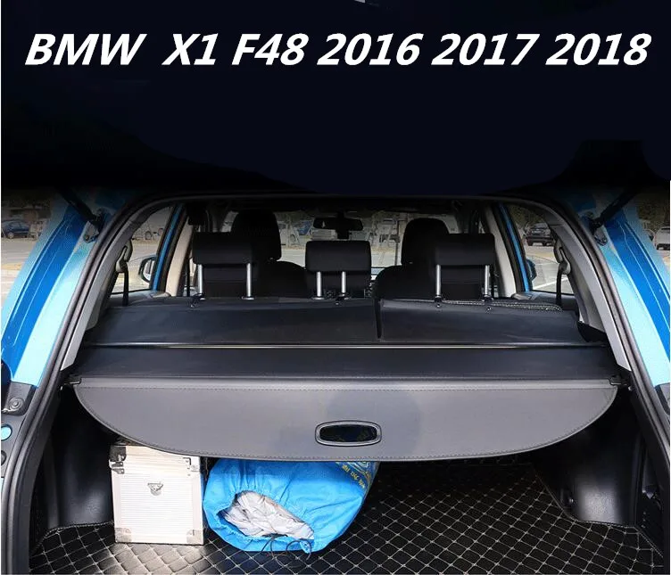 Автомобильный задний багажник защитный щит для BMW X1 F48 2016 2017 2018 (черный
