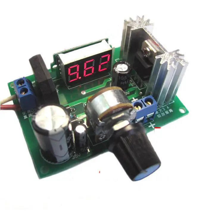 Понижающий модуль преобразователя постоянного тока LM317 регулятор напряжения +