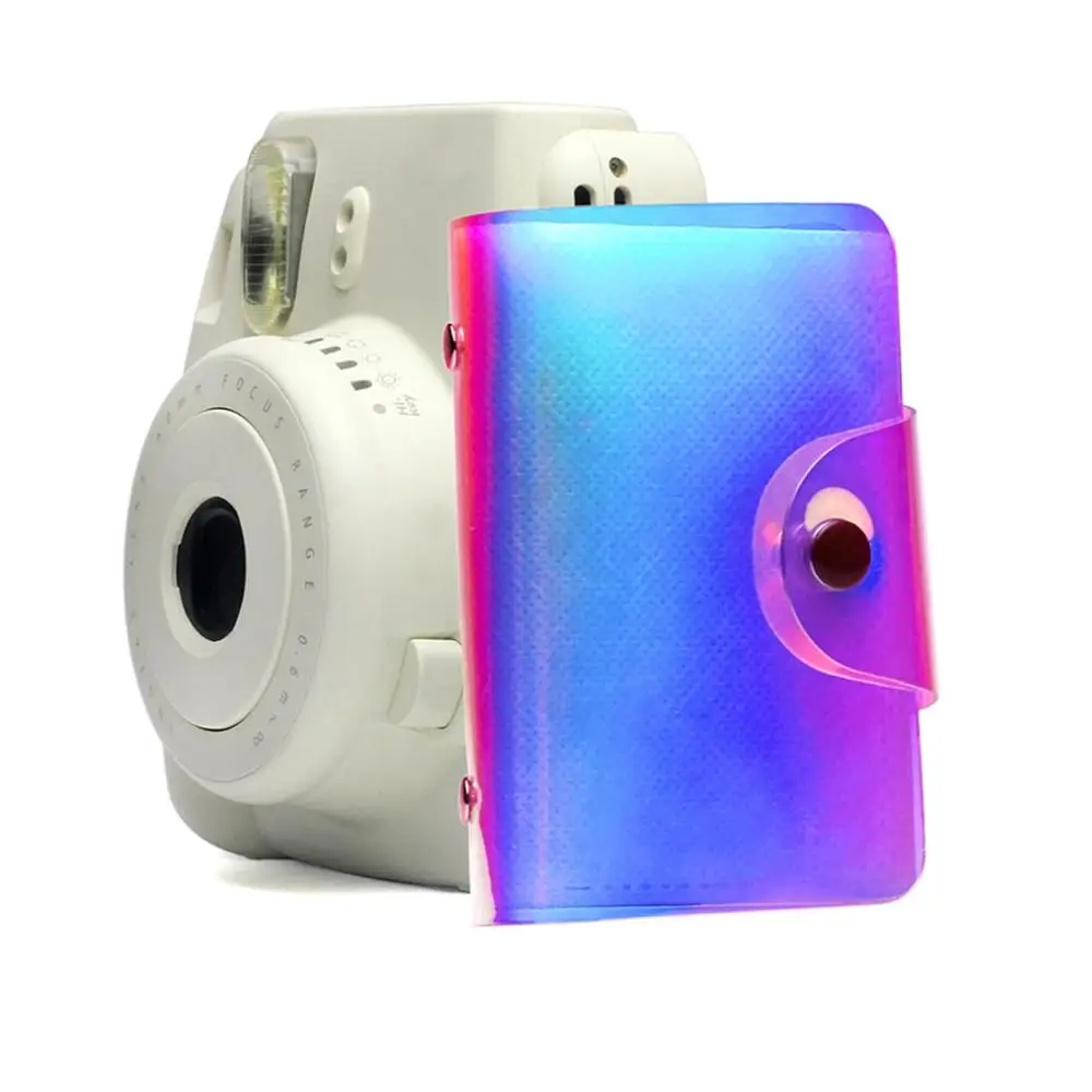 Кошелек лазерный 20 карманов 3-дюймовый мини фотоальбом для Fujifilm Instax Mini 9 8 90 + 7s