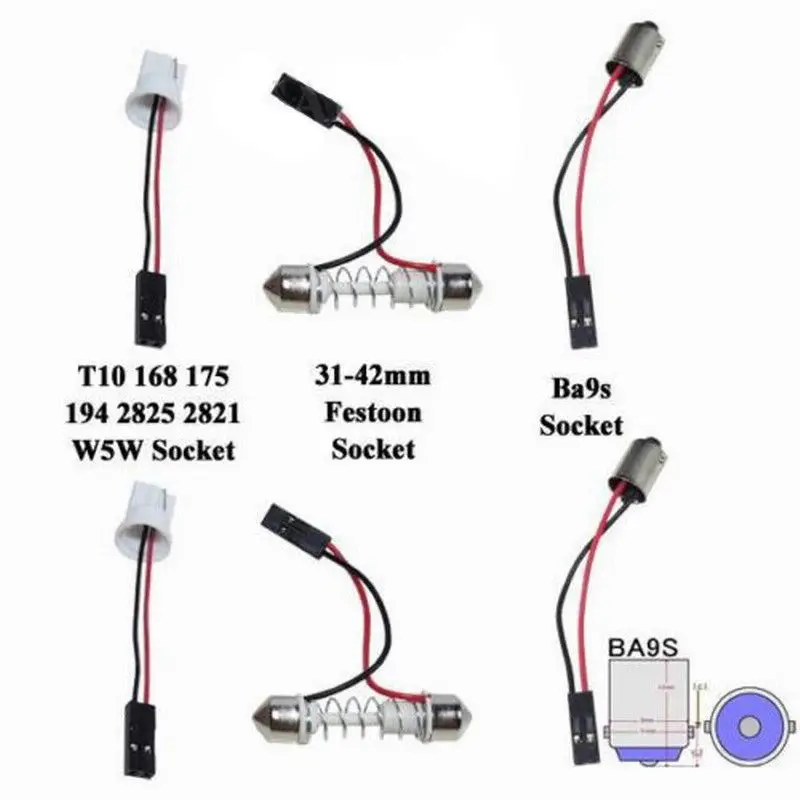 Купольные лампы Xenplus 2 шт. COB чипы 24/48 SMD светодиодсветодиодный лампочки внутреннее