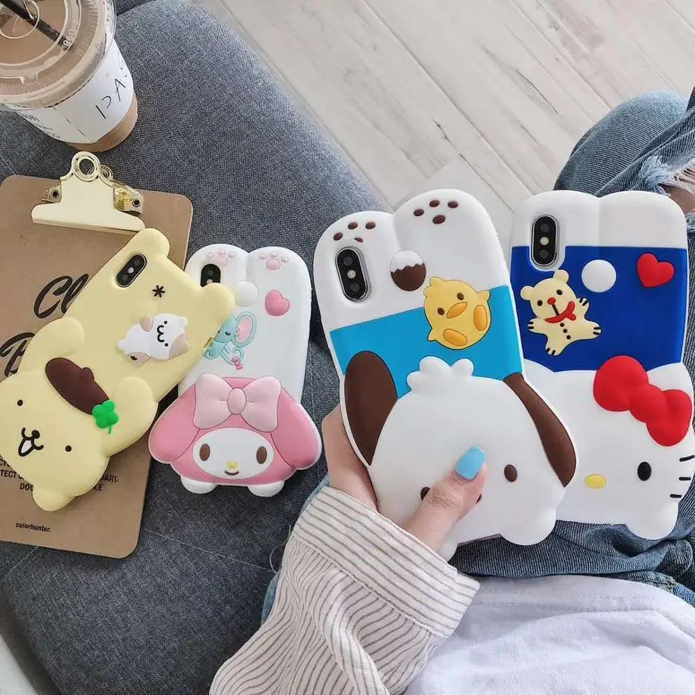 Чехол для телефона EPENA чехол iphone 11 pro XR XS Max 7 8 plus 6 6S Plus супер милый мягкий с 3D