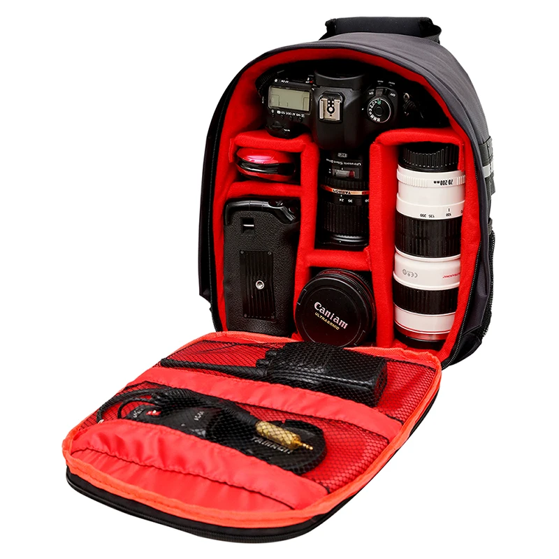 Высококачественный отражающий рюкзак для камеры с объективом сумка штатива