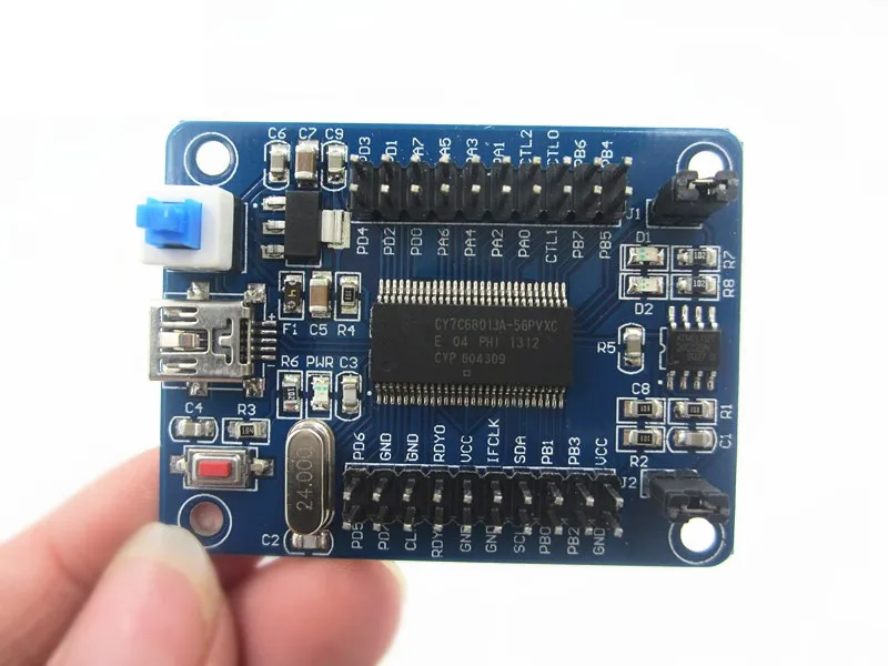 

5 шт./лот EZ-USB FX2LP CY7C68013A USB макетная основная плата логический анализатор