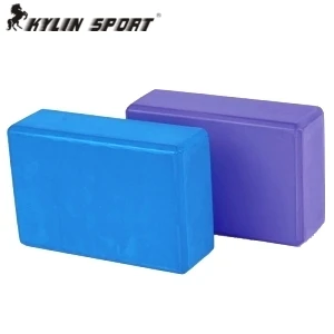 Сине-фиолетовый коврик для йоги EVA кирпичный Коврик балансировочный набор