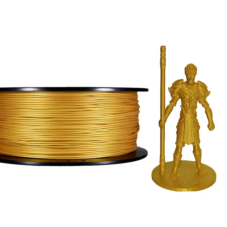 100 процентный металл + нить для 3d принтера 20% PLA металлическая 80% мм Brozne алюминиевая