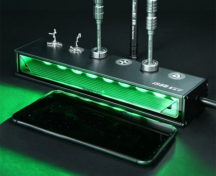 TOOLPLUS isee ЖК-экран пылеуловитель лампа высокой четкости Обнаружение царапин техническое обслуживание светодиодный светильник для ремонта телефона