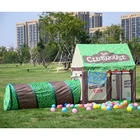 Портативная детская игровая палатка, детский туннель, детский игрушечный туннель, детский бассейн для океанских шариков