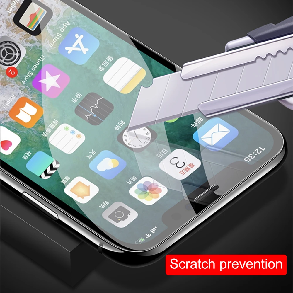 Для iPhone Защита экрана стекло 7 6 6s 8 Plus XS Max XR изогнутое закаленное экран для X полное