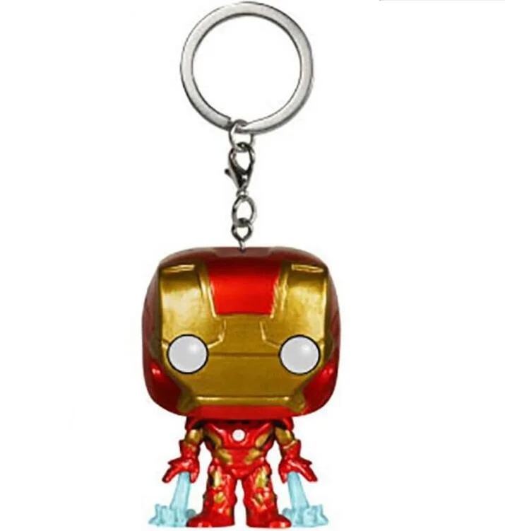 NO BOX Новые игрушки брелок Marvel Капитан Америка Железный человек Грут брелок Дети чудо-Женщины брелок сумка Подвеска ювелирные изделия - Цвет: NO BOX