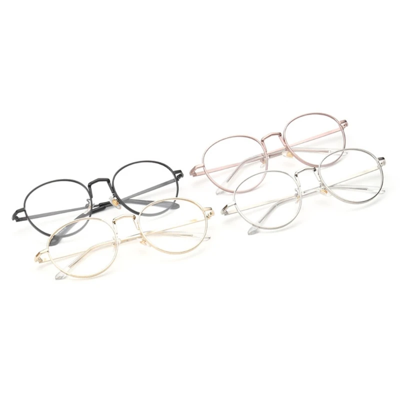 Винтажные круглые очки в оправе женские брендовые дизайнерские gafas De Sol простые
