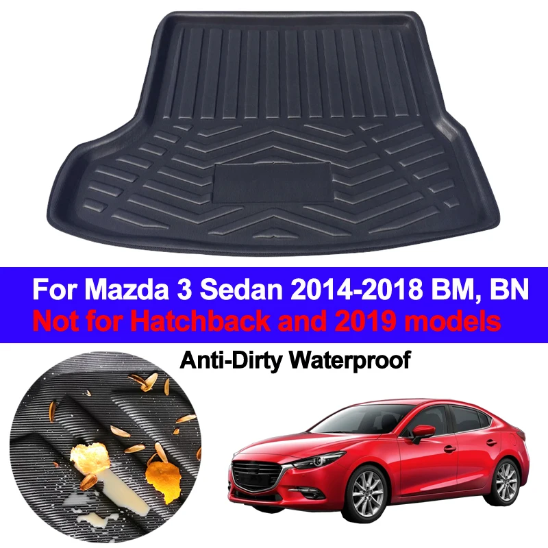 

Коврик для багажника автомобиля Mazda 3 Sedan для Mazda3 2014 2015 2016 2017 2018