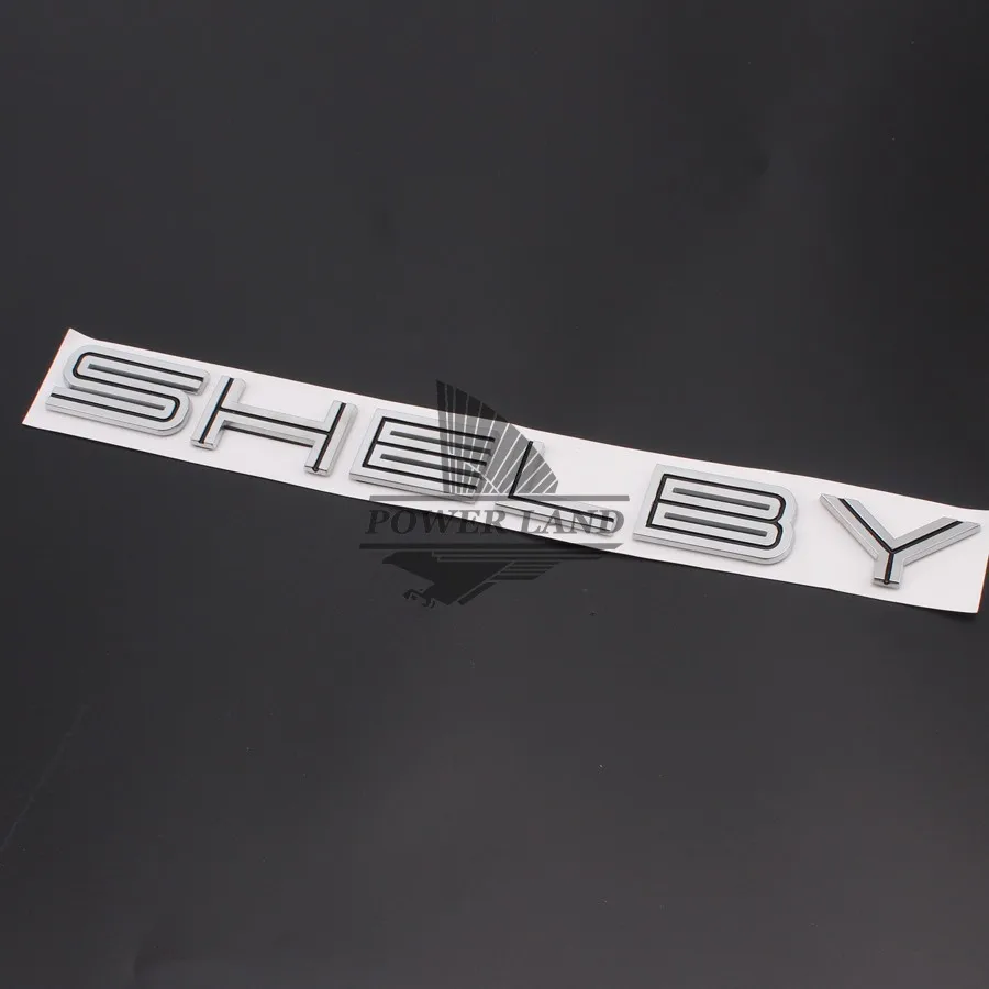 Blak/красный вставка Серебряный abs ford Shelby надписи decklid Наклейки 3D Эмблемы Этикета