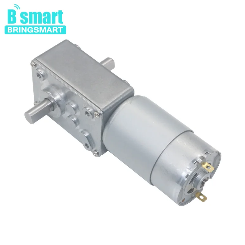 Bringsmart A58SW 555S 6 24V червячный редукторный двигатель 12V с двойным валом подвижное