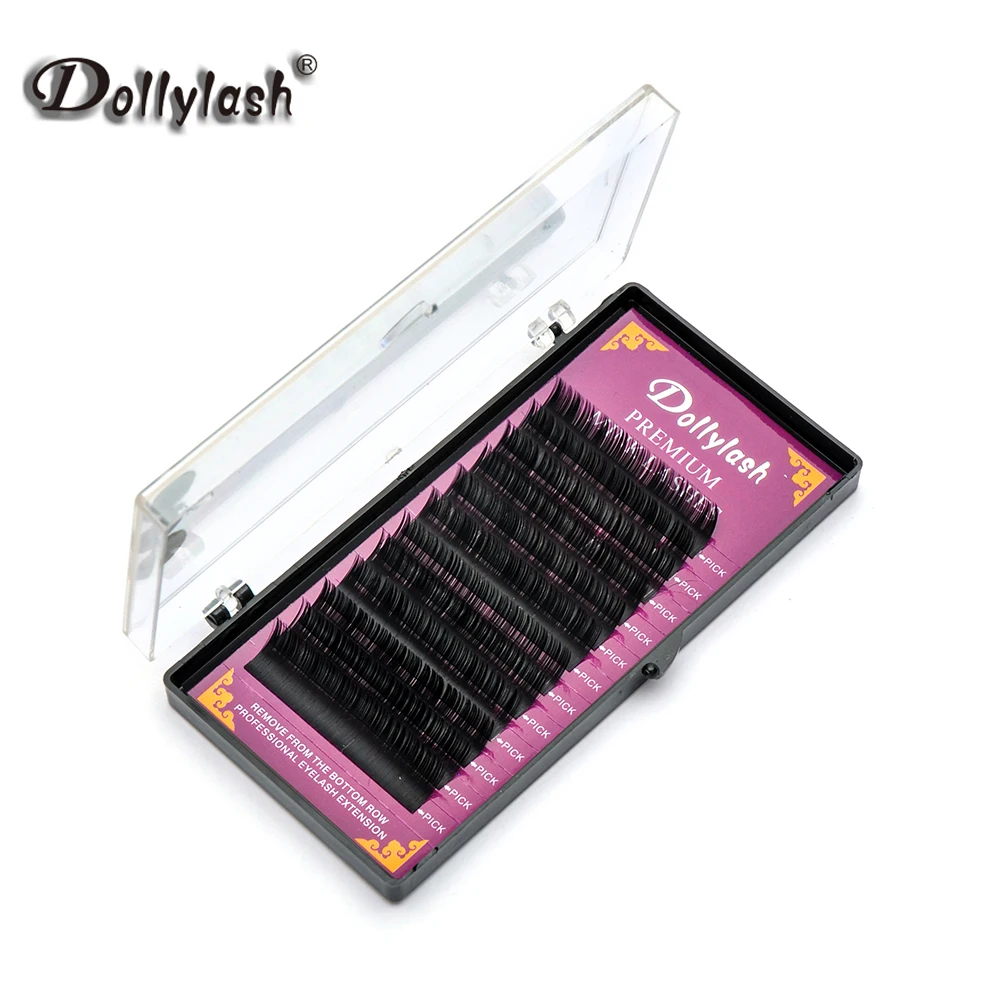 Индивидуальное наращивания ресниц Dollylash Натуральные Искусственные ресницы для