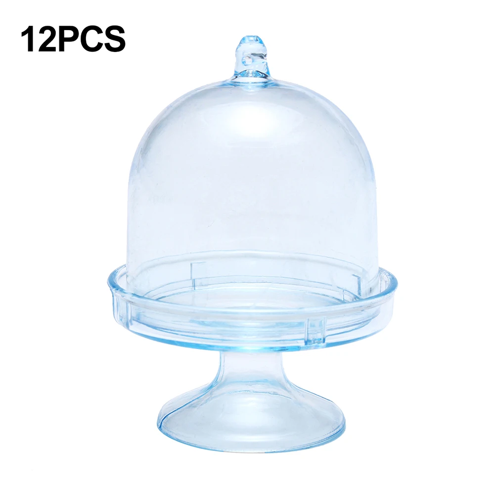 45 # портативный прозрачный 12 шт мини стенд для торта держатель кекса + купольная