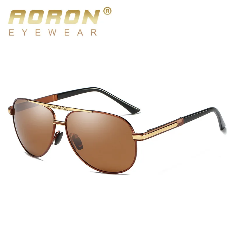 Солнцезащитные очки Aoron UV400 Мужские и женские алюминиевые Поляризационные