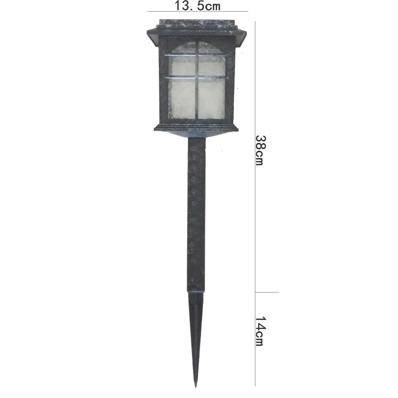 Форма дома газон свет LED Открытый водонепроницаемый сад пейзаж стеклянный абажур