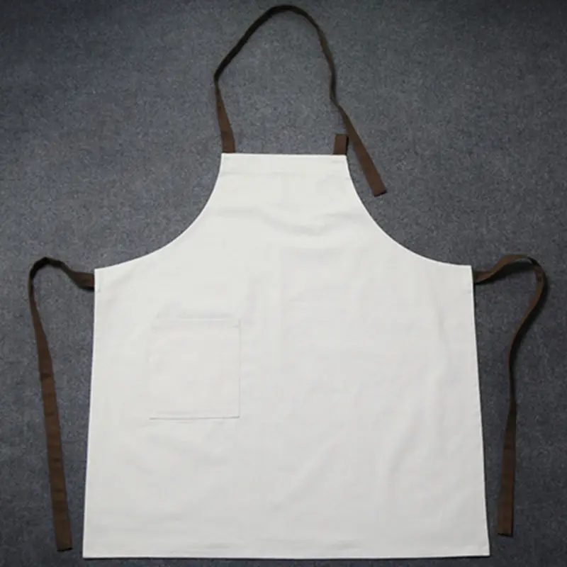 Длинный брезентовый фартук для официанта 12 цветов|bib apron|cafe apronscanvas aprons |