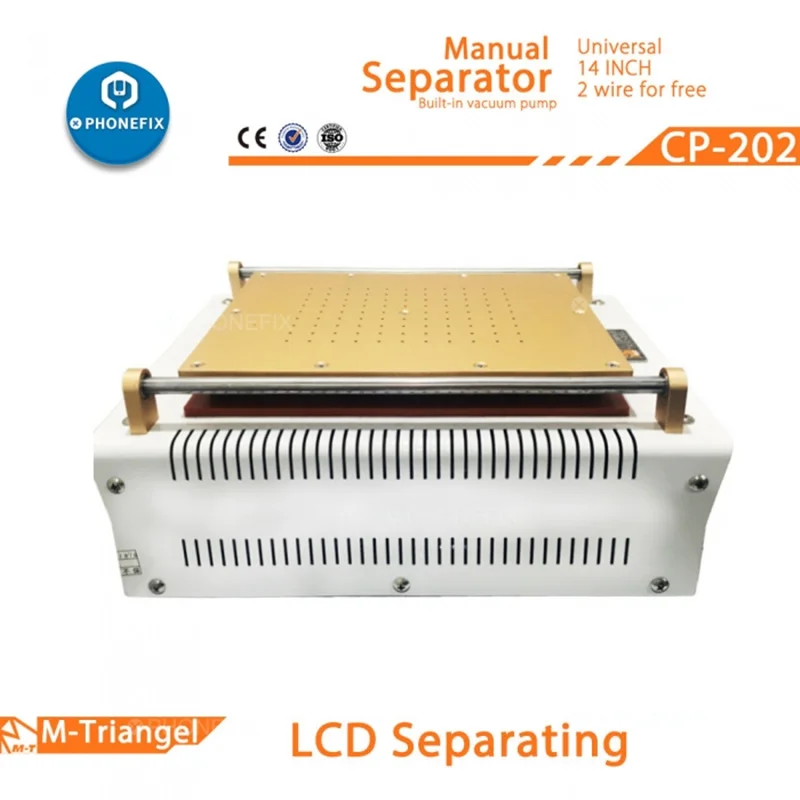 M-Triangel CP-202 LCD Separating Manual Separator 14 Inches Build-In Vaccum Pump for iPhone iPad Touch Screen Machine | Инструменты