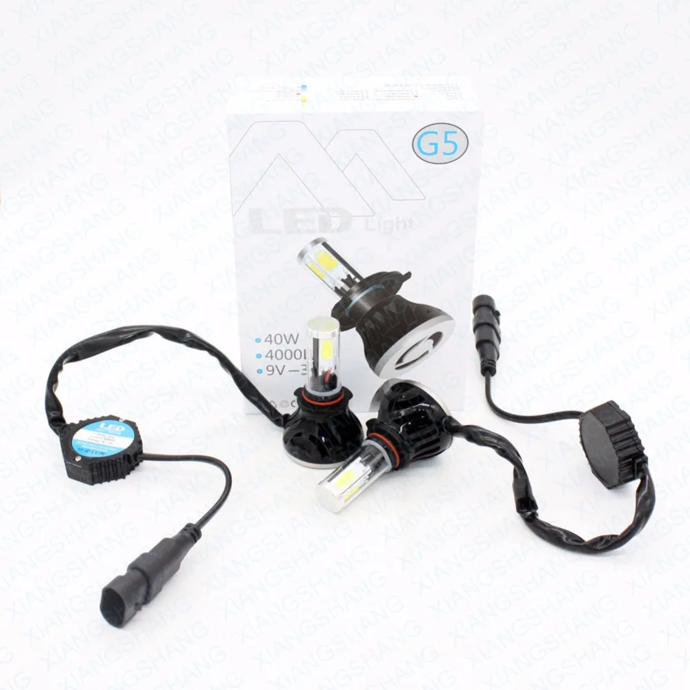 

XIANGSHANG Led Car Headlight Fog Lamp HB4 9006 Cob Leds Head Light 40W 4000LM Auto Bulb Replacement Hid Kit