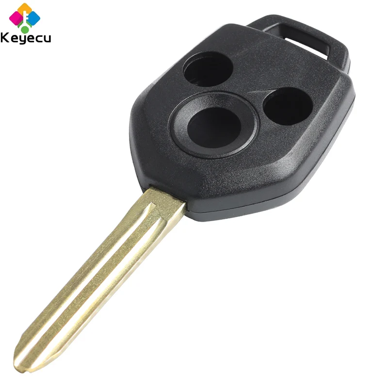 Корпус дистанционного ключа KEYECU 3 кнопки и Keyway B110 FOB для Subaru Forester Legacy Impreza Outback STI WRX