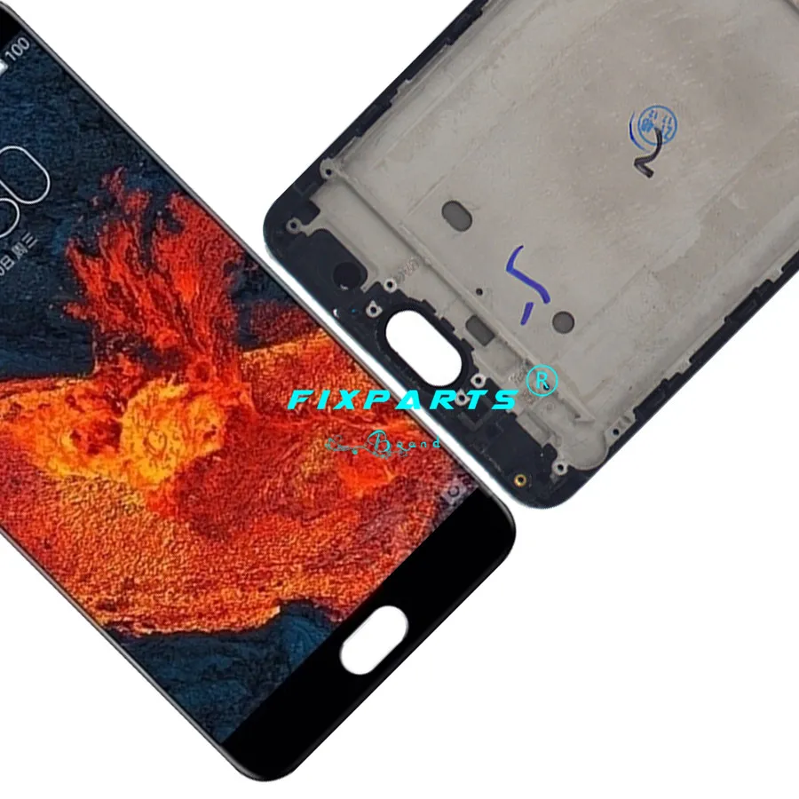 5 7 ''AMOLED экран Meizu pro 6 plus ЖК + сенсорная панель дигитайзер с рамкой Pro Plus LCD