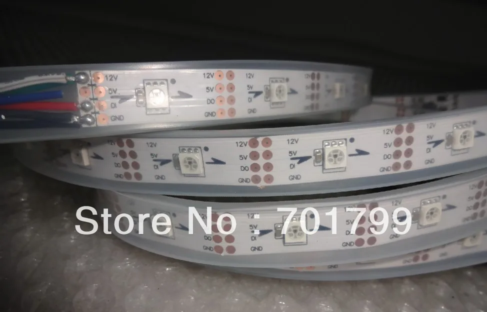Светодиодная Пиксельная лента 5 м 12 В постоянного тока INK1003 IP68 30 светодиодов 5050 (RGB