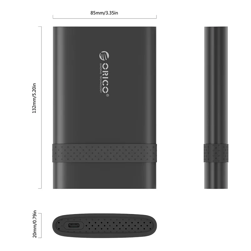 Чехол ORICO для 2 5 дюймового жесткого диска USB3.0/Type C SSD корпус мобильный жесткий диск