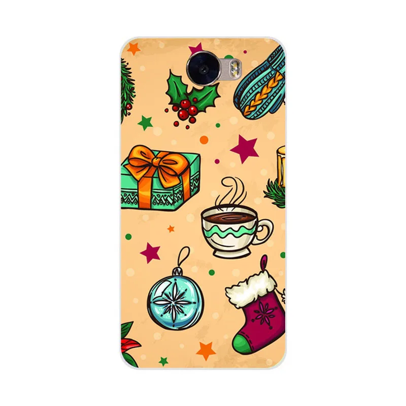 Huawei y5 ii Case Silicon Fashion Cartoon Painting Soft TPU IMD Back Cover for huawei 2 Transparent Phone Bags |