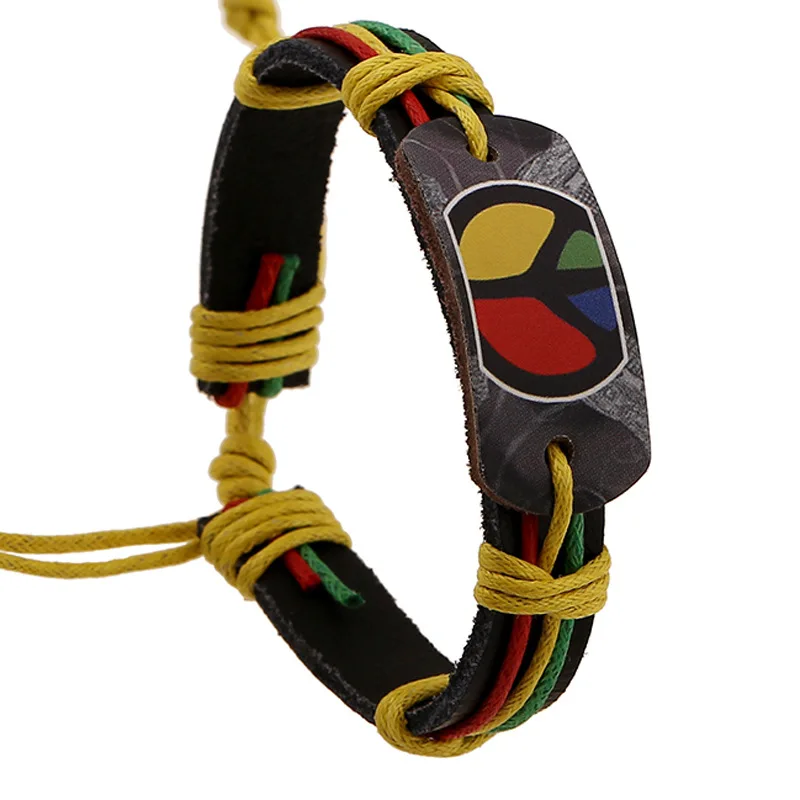 3 шт. браслеты-талисманы с символами мира и браслеты изгибающиеся бабочки