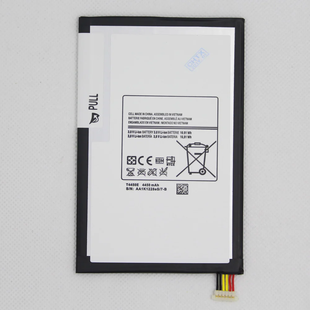 2pcs 5pcs 10pcs 4450mAh T4450E Internal Battery For Samsung Galaxy Tab 3 8.0 T310 T311 T315 SM-T310 SM-T311 E0288 E0396 - купить по
