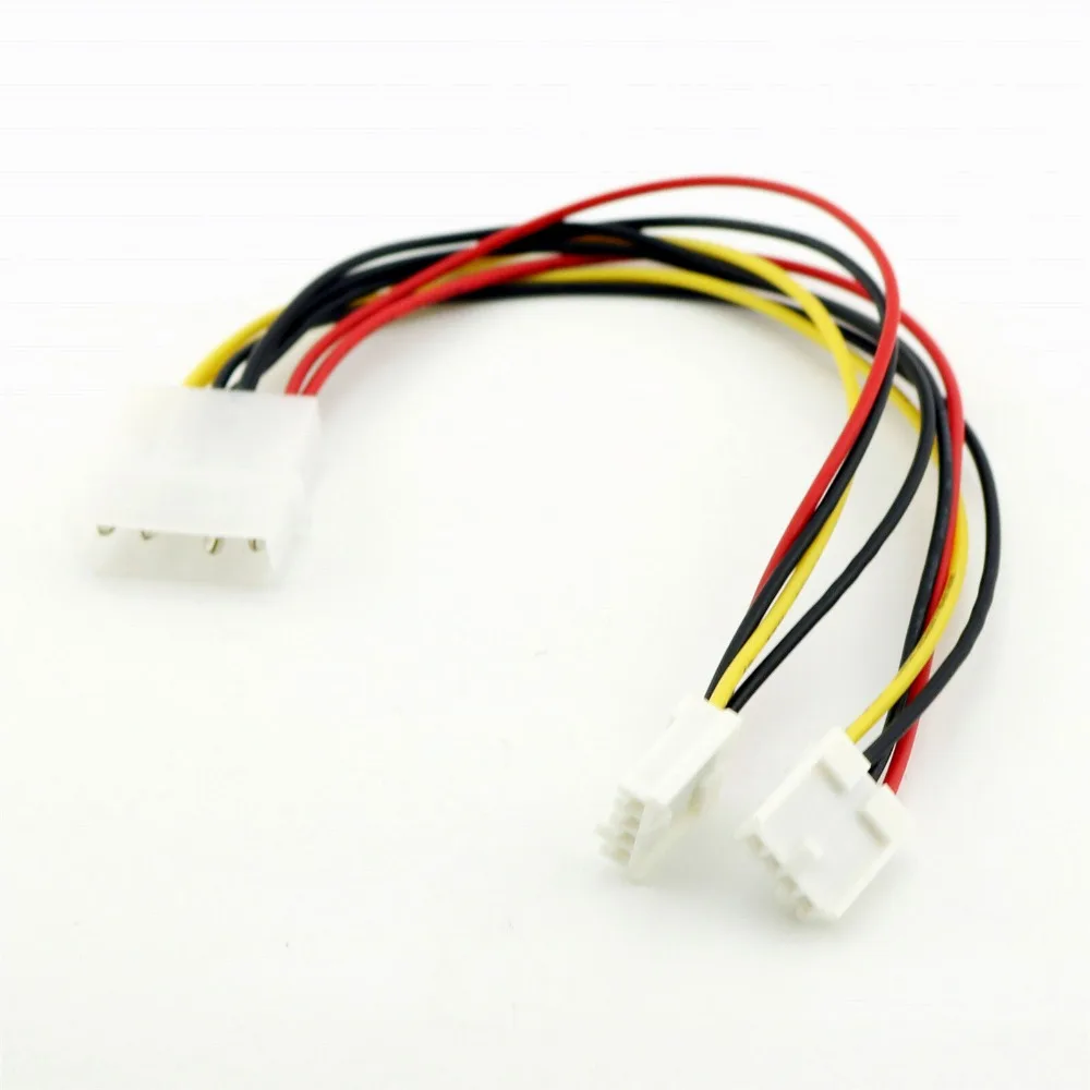 5 шт. 4 контактный разъем адаптер Molex для двух контактных гибких ПК адаптера Y