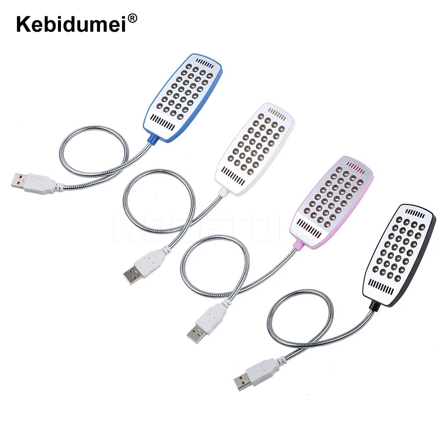 1 шт. супер яркий 28 светодиодный светильник мини USB гибкий лампа портативных ПК