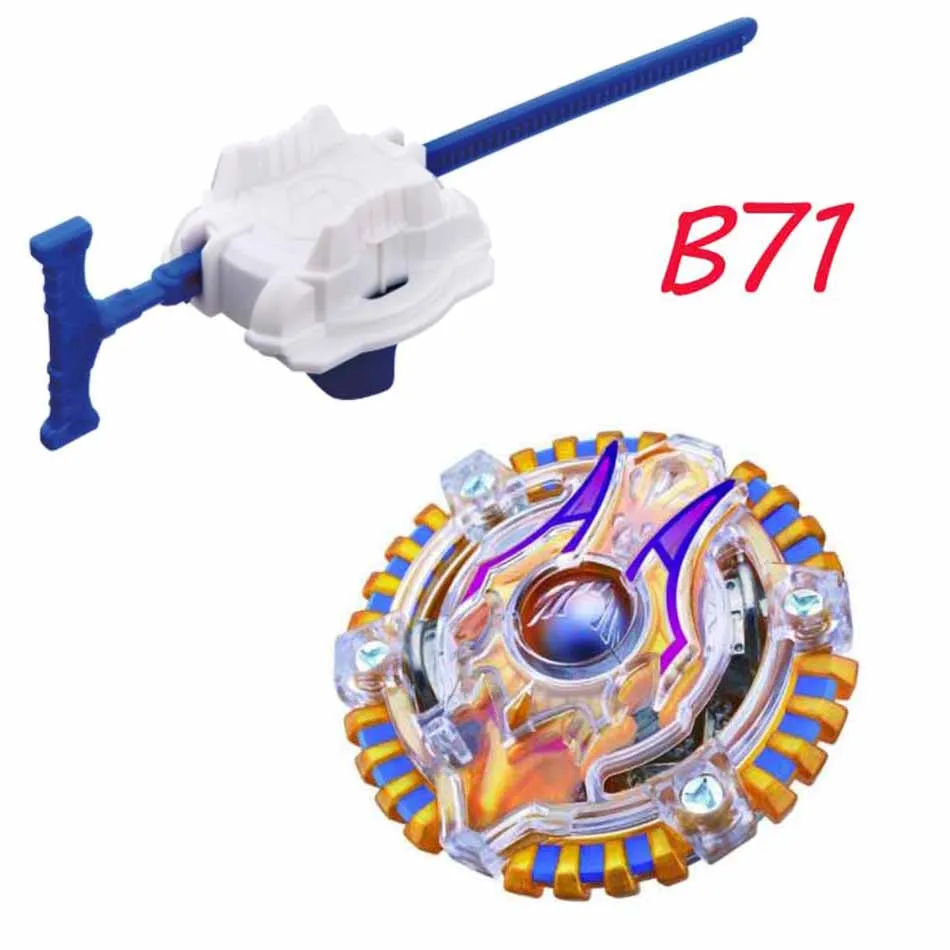 Toupie Bey Bay Burst Metal Fusion B113 Top lanzador Metal Bey Bay Burst Launcher игрушки для детей - Цвет: B71 No box
