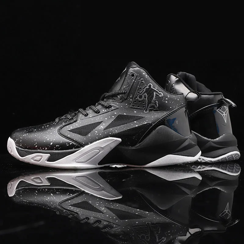 Новинка 2019 года дышащая Баскетбольная обувь для мужчин и мальчиков высокие