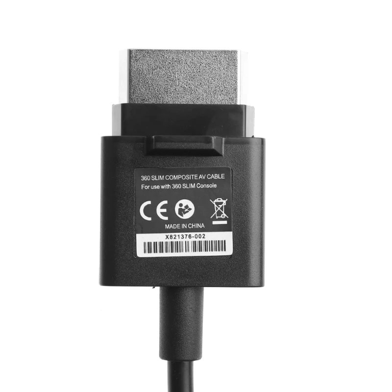 RCA Audio Video AV Composite Cable Cord For Microsoft Xbox 360 Slim 1.8M/6FT | Электроника