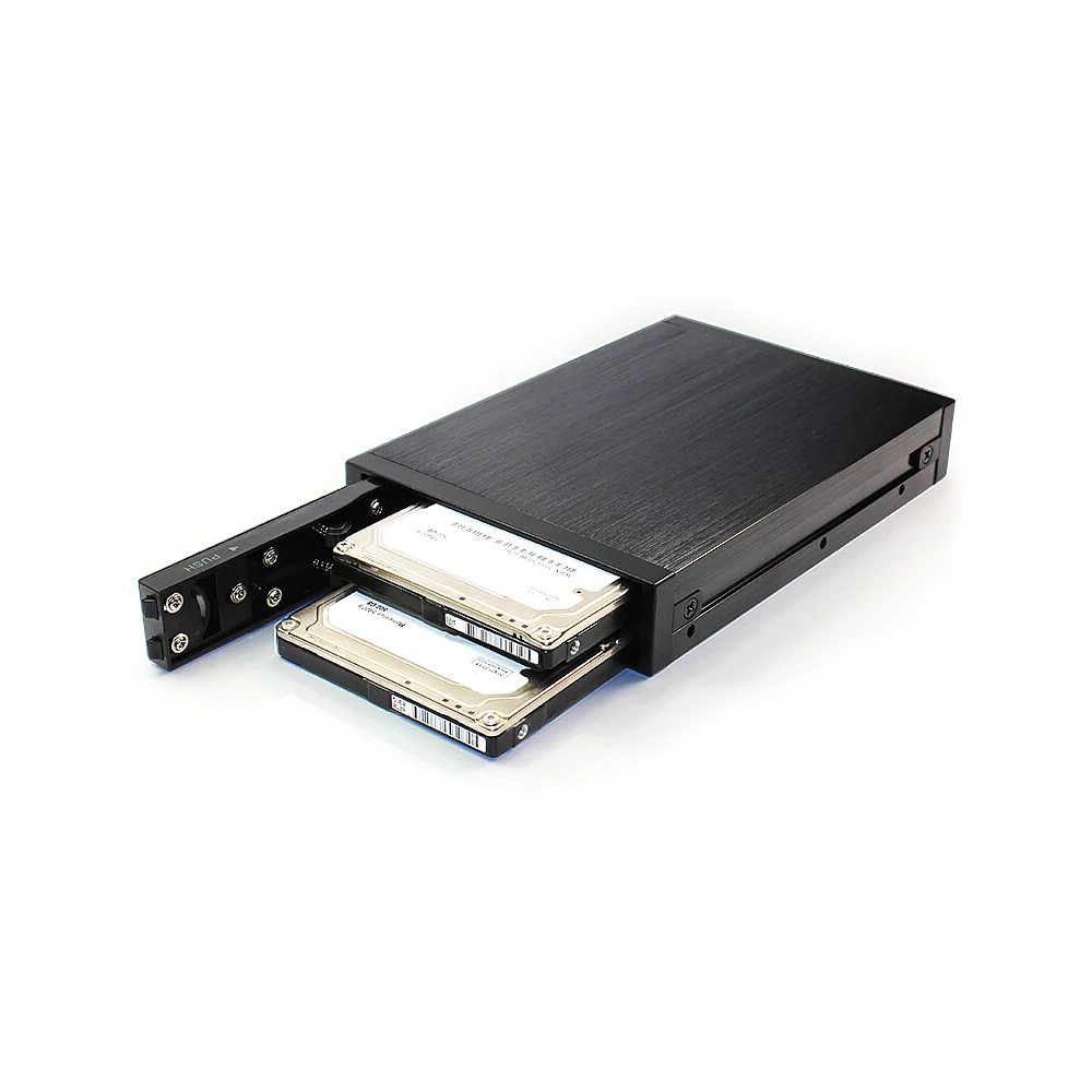OImaster чехол для гибкого дисковода с двумя отсеками режимы RAID 2,5 дюйма SATA HDD алюминиевый сплав 2 2,5 дюйма SATA I/II/III