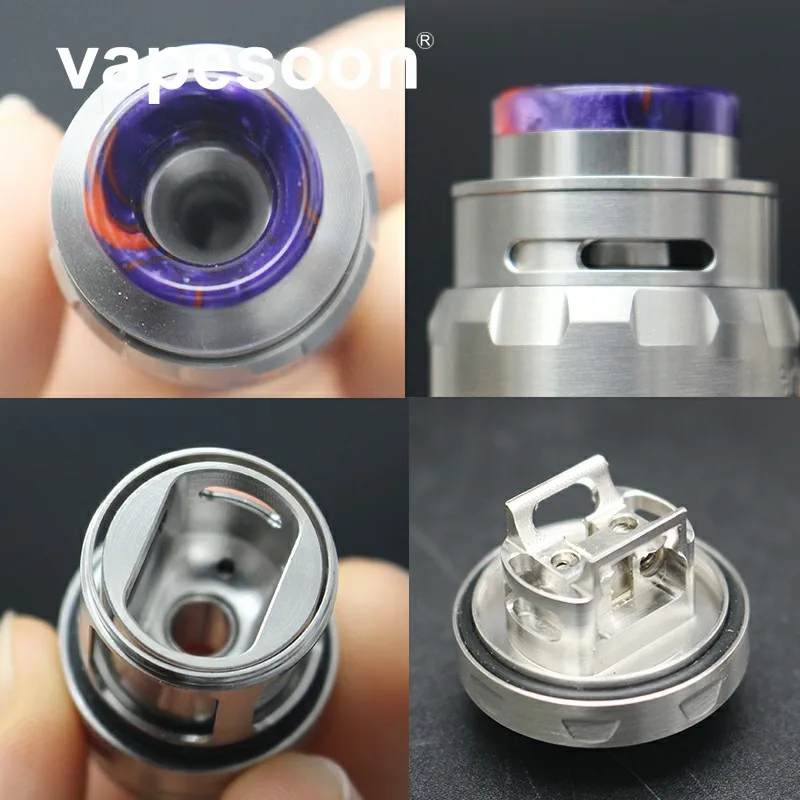 Новейший qp mini Styled RDTA Rebuildable бак для капель атомайзер коробки мод электронная