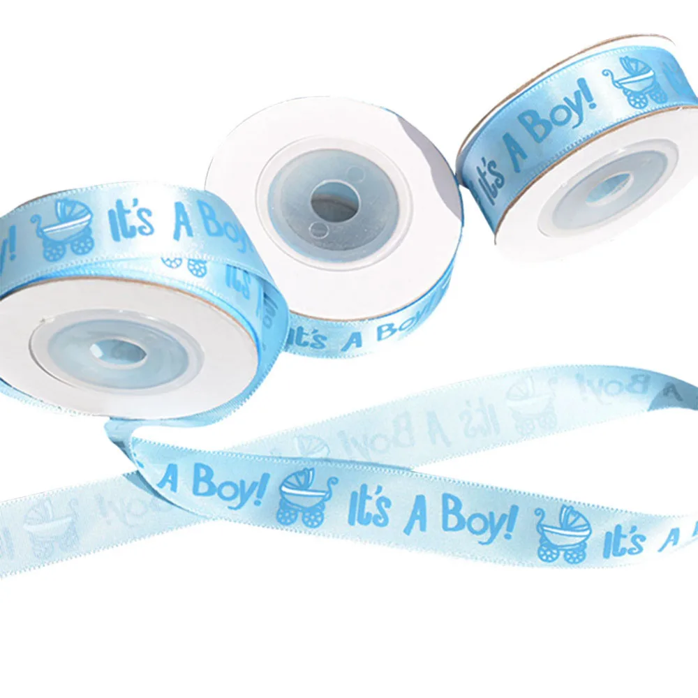 10 ярдов это мальчик девочка с принтом и лентой на крещение для душа из сатина Пол