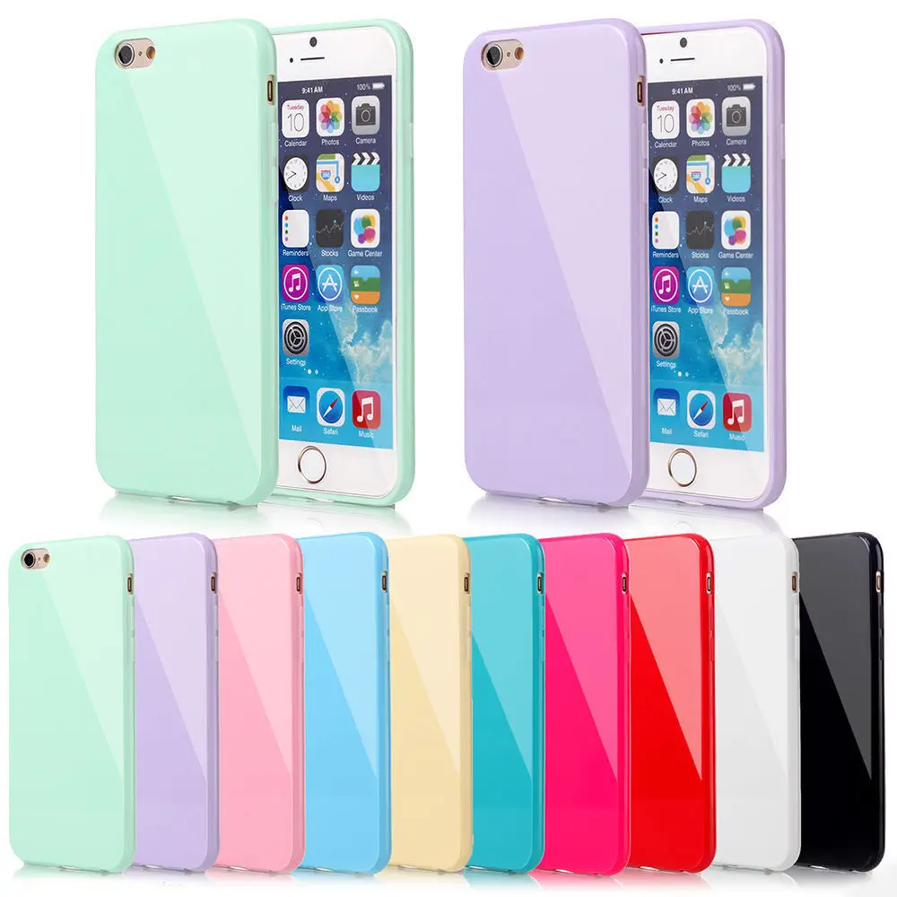 Силиконовые чехлы карамельных цветов для iPhone 11 Pro 5 5S SE 6 6S Plus 360 ударопрочный чехол