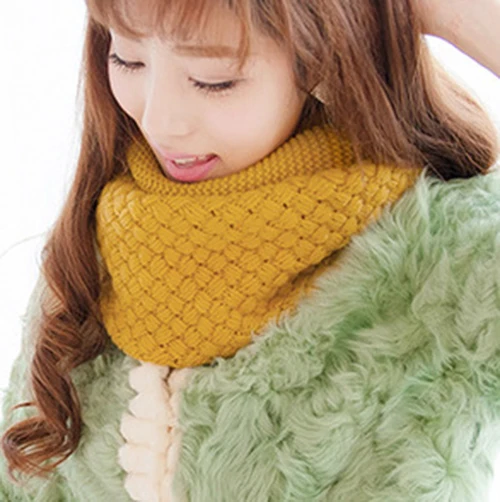 2016 Женская Мода Шарфы Вязать Шерстяной Loop Snood/Шарф Россия Зима Kniting