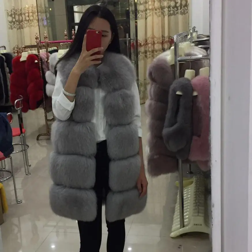 Новое поступление 2017 зимний теплый модный брендовый женский жилет из