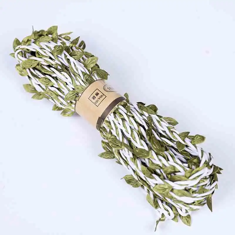 Новинка 5 м DIY прибытие лист веревочные натуральный Hessian джутовый шпагат веревка Мешковина ленты DIY ремесло Винтаж для дома Свадебная вечеринка Декор