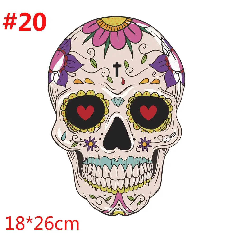 20 29Styles Cartoon Patch Heat Transfer Iron On Patch A-level Washable Clothes Stickers Easy Print By Household Irons Clothes Decor - Цвет: 20