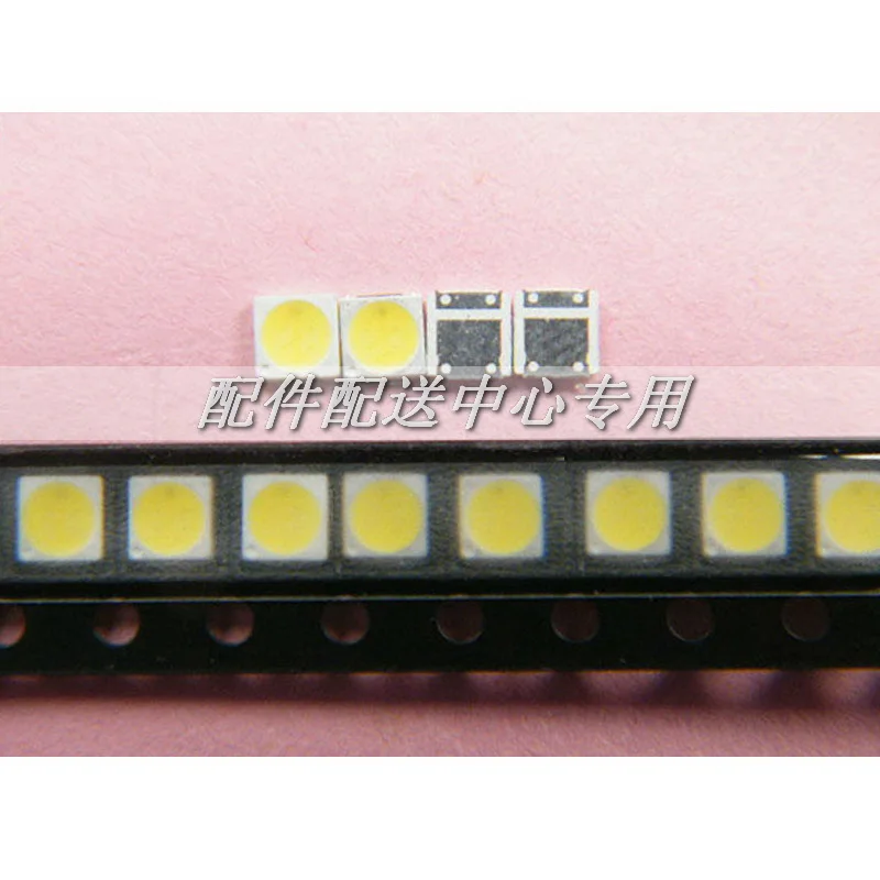 100 шт. x 3030 Colde белый свет LED диод ТВ светодиодные линзы полоски 6 0 3 V 200MA 1 Вт 120 130LM/W