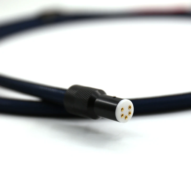 Виборг LC802 99.99% медь посеребренная 5N OFC Tonearm кабель с 5 контактами к XLR Штекерный