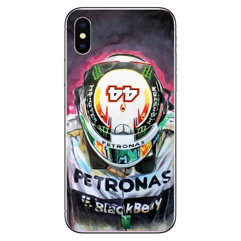 TPU Популярный чехол для iPhone11Pro Max XS XR XS MAX 6S 7 8 Plus 6Plus 7plus 8plus Fundas Coque Lewis Hamilton F1 гоночный автомобиль звезда мужской чехол - Цвет: TPU